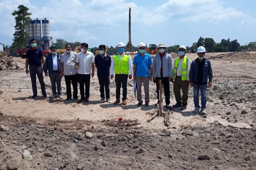 ຄວາມຄືບໜ້າໂຄງການກໍ່ສ້າງຂົວຂ້າມນໍ້າຂອງ ລາວ-ໄທ ແຫ່ງທີ 5 ບໍລິຄໍາໄຊ-ບຶງການ